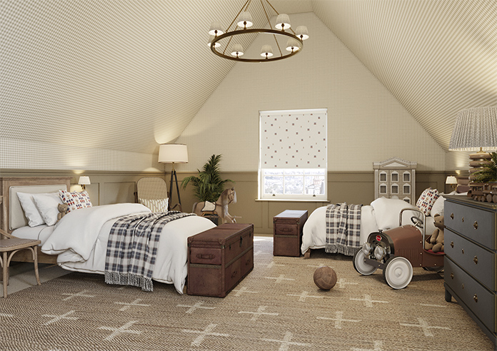 Kings Breakfast, Mini Kingsmen - Twist&Fit Roller Blind - Image 7